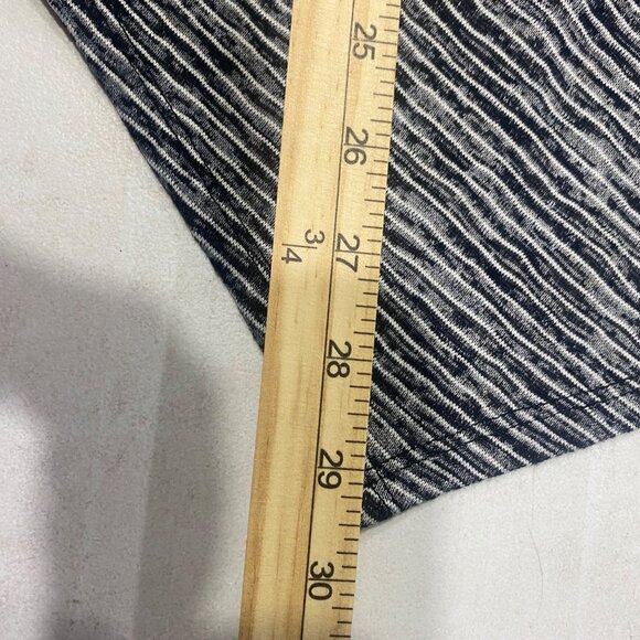 Chicos 3 Open Front Cardigan Womens Size US XL Striped Black & White Knit Lagenl - Picture 10 of 12